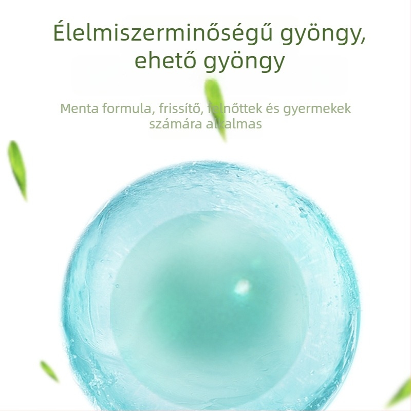 Mini egyszer használatos fogkefe mentolos ízű, puha sörtéjű, műanyagból, 20 darab dobozban