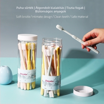 Love House gyerekeknek szóló fogkefé cartoon mintával, műanyag PET/poliészter, 20 cm, lebomló