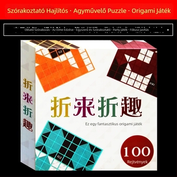 Origami asztali játék – papíralapú, Origami funkciók, korosztály 7–14 és 15–35 év (Anyag: Papír; Kategória: Társas / Puzzle; Kor: 7–14; 15–35)
