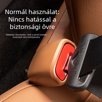 Horse friend Szilikon biztonsági öv csatjának védőfedő, karcolásálló, kompatibilis Mercedes-Benz E-Class E300L és GLC/C-Class, belső autó kiegészítő