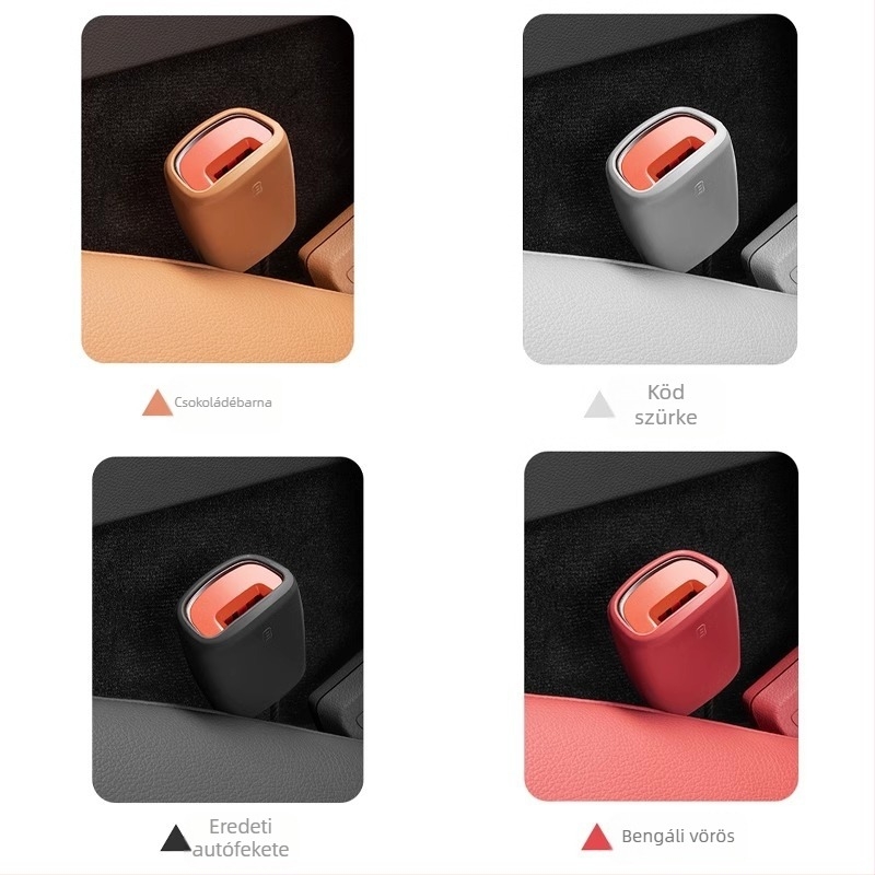 Horse friend Szilikon biztonsági öv csatjának védőfedő, karcolásálló, kompatibilis Mercedes-Benz E-Class E300L és GLC/C-Class, belső autó kiegészítő