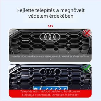 Audi Q5L rovars-mentes előre középső háló – víztartály porvédő borítás, dekorációs módosítási kiegészítő (Termékkód: Ltao847701619215; Anyag: Egyéb; Üzemi élettartam: Egyéb; Márka: Egyéb)