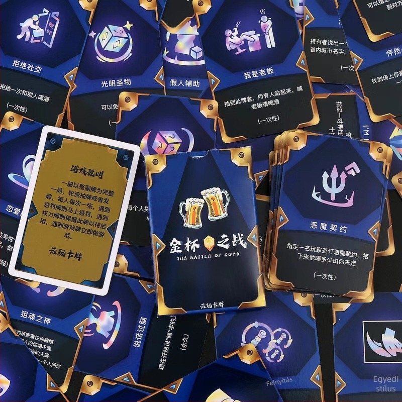 Ivó játék műanyag társasjáték-kártyákkal — Kabao, közösségi rendezvényekhez, 14+