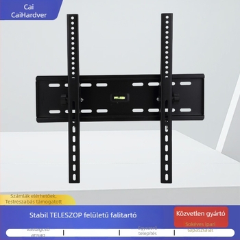 LCD TV falra szerelhető tartó – állítható dőlés, vas tartó, falra szerelhető, teherbírás 15 kg felett