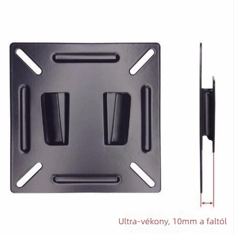 C11 LCD-monitor fali tartó zárnyílással, vas szerkezet, 11–15 kg teherbírás