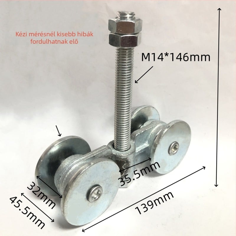 Csúszó ajtó görgő, acél, szórt bevonat felület, cikkszám 450, Chaosheng Industry, modern minimalista stílus