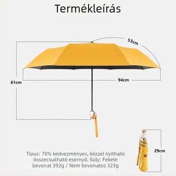 Macska és Shiba Inu páros esernyő, fa nyél, összecsukható, egyszínű, UV védelem, logó testreszabás, ajándék esernyő