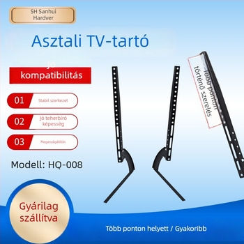 HQ-008 LCD TV állvány | Vas tartó | Teherbírás >15 kg | Mechanikus vezérlés | Falra szerelhető nem