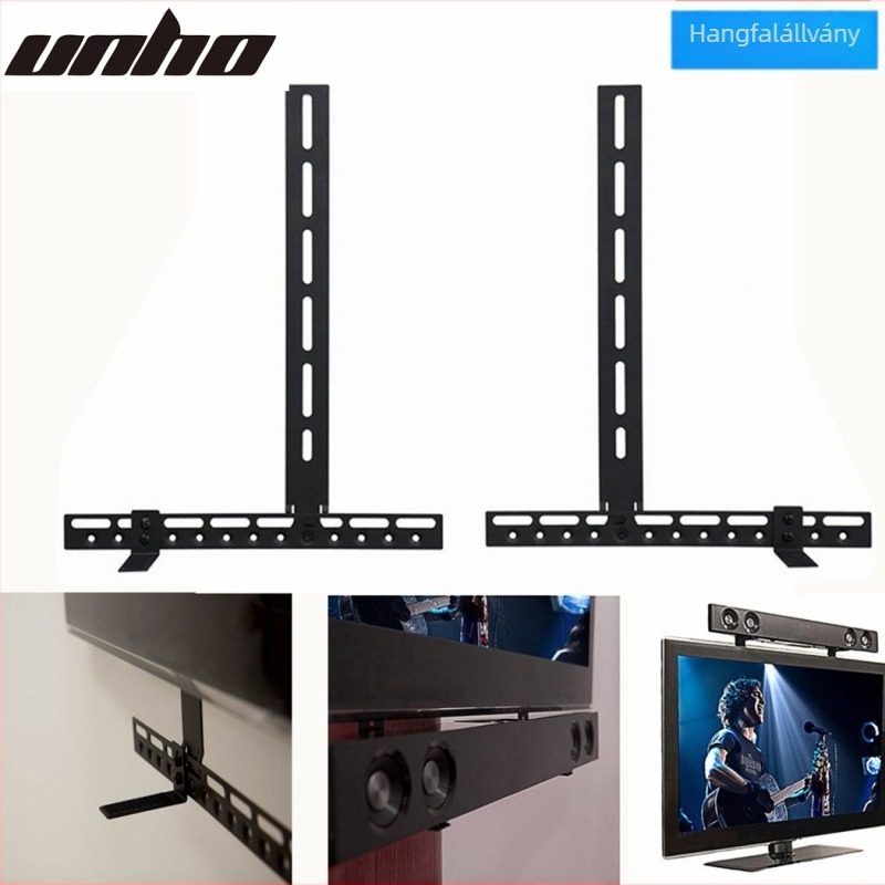 TV hangfal tartó konzol – teherbírás 5-10 kg, SPCC acél, falra szerelhető, mechanikus vezérlés