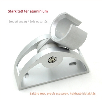 Űr-alumínium félkör alakú állítható zuhanytartó és fúvóka-tartó