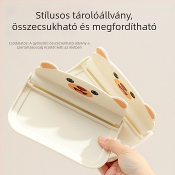 Összecsukható falra szerelhető tároló fürdőszobához, telefontartó a vécé mellett, fúrás nélküli kollégiumi tároló, set-top box polc