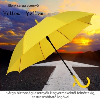 Gyerekeknek szánt esernyő automata nyitás-zárás, 7 acél bordák, acélcső és fogantyú, 170t anyagú vászon (Impact Cloth)