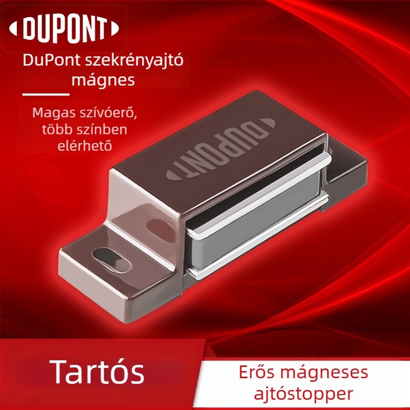 DuPont mágneses ajtóklipsz ruhásszekrényhez, műanyag és fém, modell 92984, modern egyszerű stílus