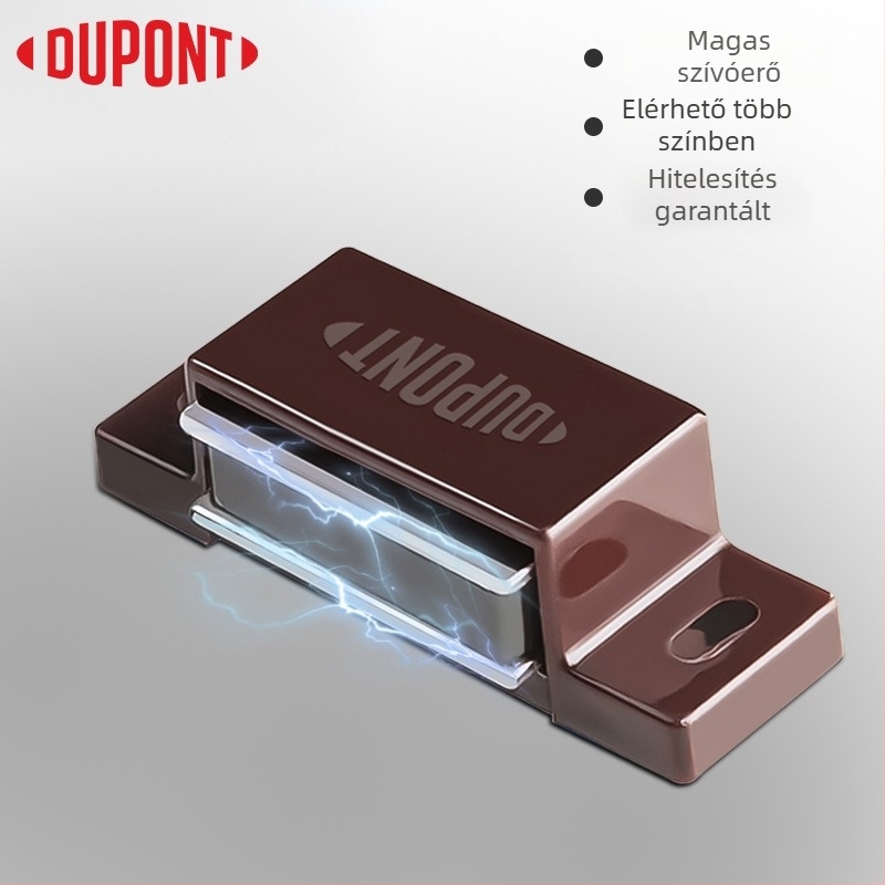 DuPont mágneses ajtóklipsz ruhásszekrényhez, műanyag és fém, modell 92984, modern egyszerű stílus