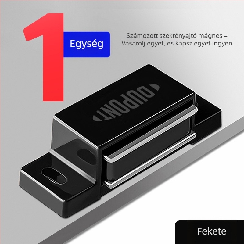 DuPont mágneses ajtóklipsz ruhásszekrényhez, műanyag és fém, modell 92984, modern egyszerű stílus
