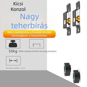 MF2003 LCD TV fali tartó, fém szerkezet, mechanikus működtetés, teherbírás több mint 15 kg