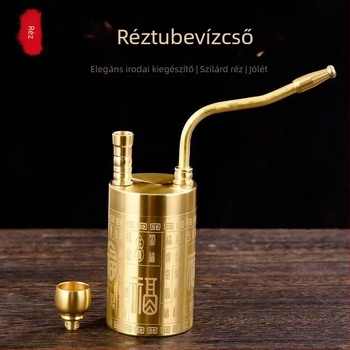 Rézből készült vízipipa – Dixin, kétfunkciós vízszűrő, négyszeres vízcső, otthoni dekoráció