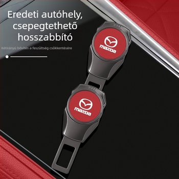 Screen Mark Személyautó Biztonsági Öv Hosszabbító - Cink‑ötvözet + felső réteg marhabőr, Modell 202507072107, Logónyomtatás lehetséges, Határokon átívelő kizárólagos ellátás