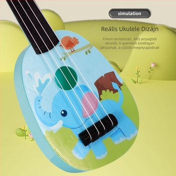 Gyerekeknek szóló rajzfilm ukulele gitár játék – kezdőknek