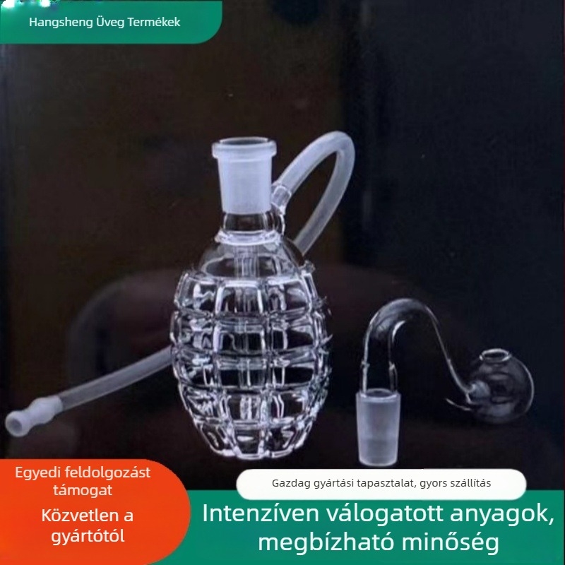 Üvegből készült dohányzó edény, modell 1007920126, doboz 180 darab, könnyed luxus stílus