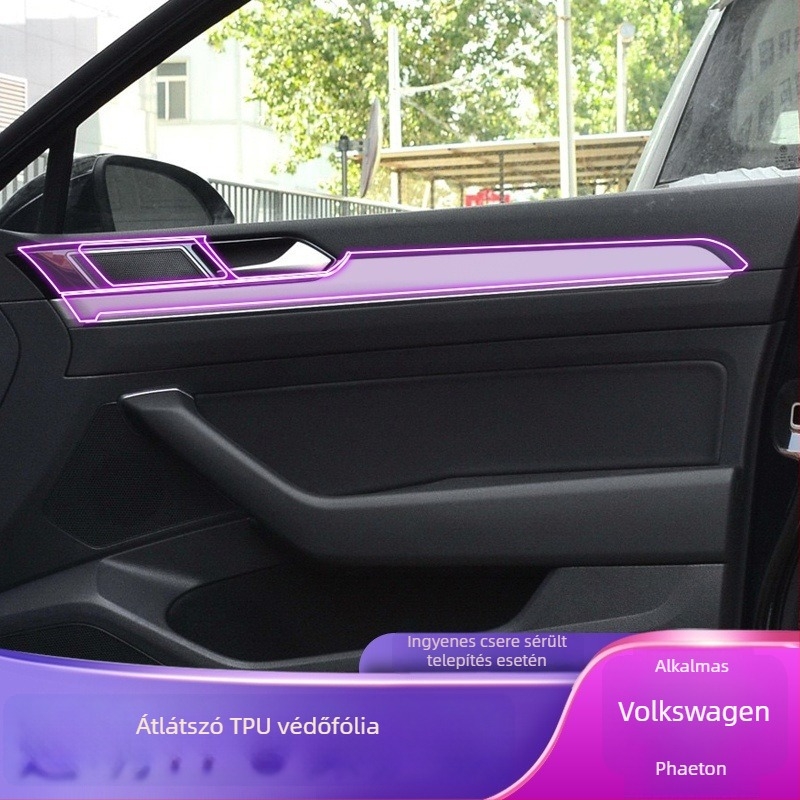 VW Magotan 2017–2019 központi kezelőpanel TPU védőfilm; magas és alacsony hőmérsékletnek ellenálló