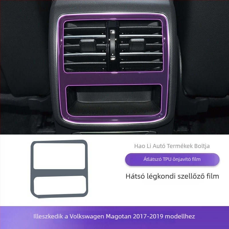 VW Magotan 2017–2019 központi kezelőpanel TPU védőfilm; magas és alacsony hőmérsékletnek ellenálló