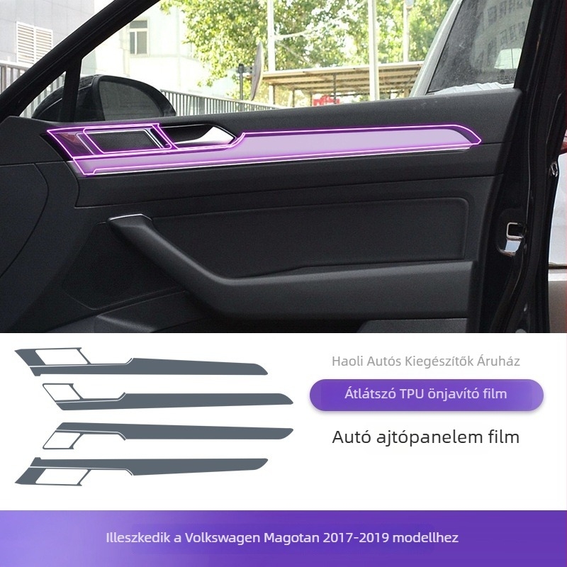 VW Magotan 2017–2019 központi kezelőpanel TPU védőfilm; magas és alacsony hőmérsékletnek ellenálló