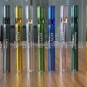 DW üvegpipa Og001, magas boroszilikat üveg, átlátszó, egyenes kialakítás, 1000 db kartononként