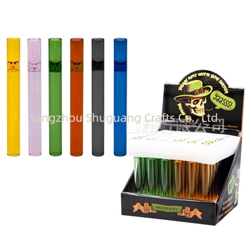 DW üvegpipa Og001, magas boroszilikat üveg, átlátszó, egyenes kialakítás, 1000 db kartononként