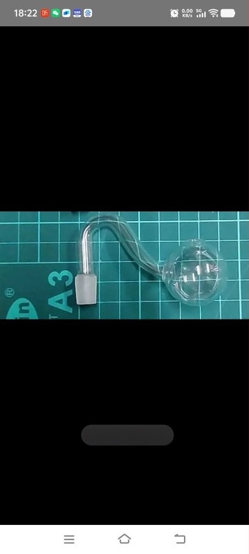 Üvegből készült dohányzócső Hua Hang Glass – Termék kódja 904, Doboz 100 db, testreszabható feldolgozás elérhető