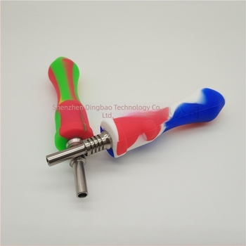 Mini szilikon pipe dohányzáshoz, hordozható kivitel, logónyomás elérhető, 500 db-os doboz, üzleti ajándékhoz megfelelő.