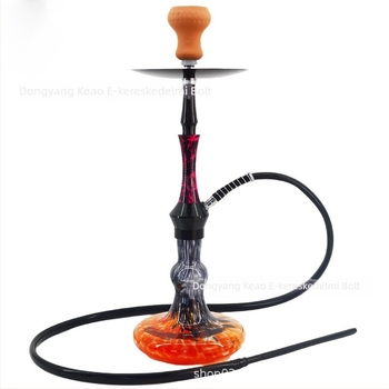 Keao vízipipa üvegpalack bayonet záróval, újrahasználható pipás kiegészítő, 6 darabos készlet