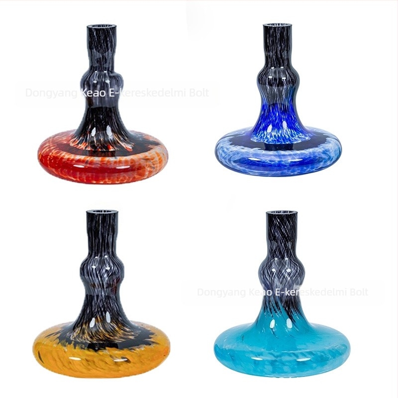 Keao vízipipa üvegpalack bayonet záróval, újrahasználható pipás kiegészítő, 6 darabos készlet