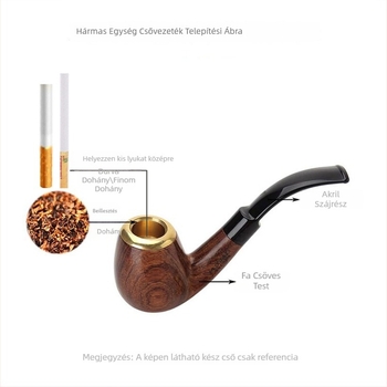 Sárgaréz dohánycső tartozék – 3 az 1-ben, Modell Ydg háromfunkciós, Márka A Willow