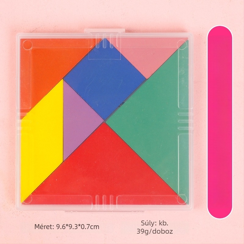 Fa 3D puzzle gyerekeknek, 4–6 éveseknek, PP dobozban