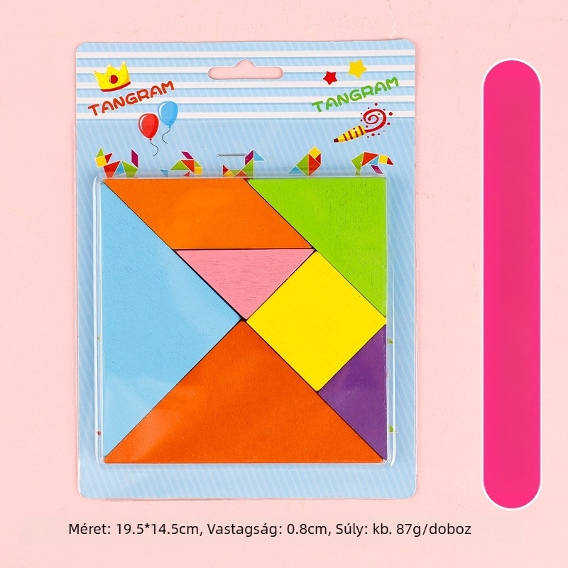 Fa 3D puzzle gyerekeknek, 4–6 éveseknek, PP dobozban