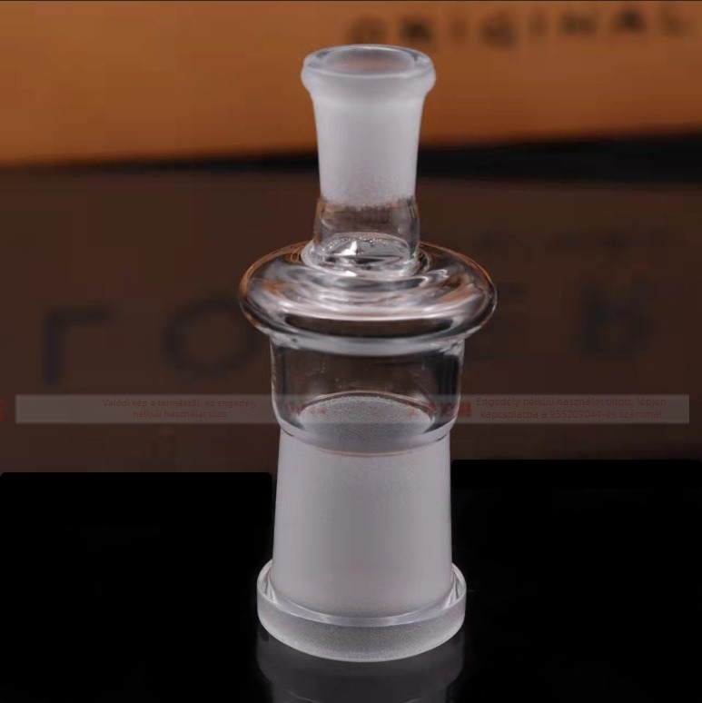 Matt üvegből készült dohányzó adapter, magas hőálló boroszilikátból, modell 10, csatlakozás 14→18 mm, férfi és női