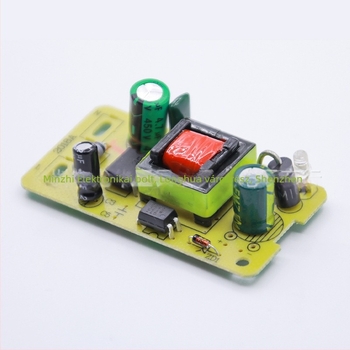 Kapcsolóüzemű tápegység PCB, Jolda, kimenetek 5V2A és 12V1A, 12W névleges teljesítmény, kimeneti feszültség pontossága 98%, egyfázisú, védelmi szint 5