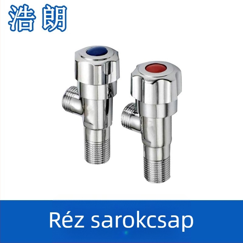 Réztestű háromirányú szelepe bojlerhez, meleg és hideg víz, kézi szerelés, 1,6 MPa, 20 mm