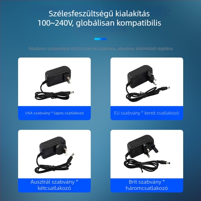 12V 2A tápegység LED világításhoz, masszírozókhoz és set-top boxokhoz