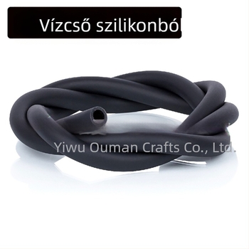 Nargile tömlő rozsdamentes acélból, újrahasználható, megfizethető luxus stílus, kód 0018, 50 darabos csomag