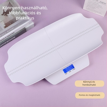 Digitális babamérleg – virge márka; maximális teherbírás 100 kg; működik 2× AAA elemmel; 5 darabos csomag