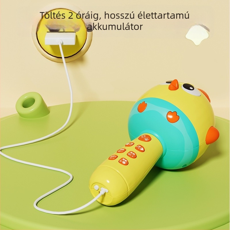 Befer oktató mikrofon gyerekeknek, műanyagból, 0–3 éveseknek