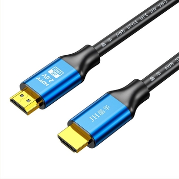 HDMI-kábel TV-hez és számítógéphez, 2K/4K-kompatibilis, CCS vezető, nikkelbevonatú csatlakozók, modell H610