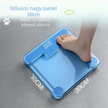Súlymérleg, elektronikus mérleg, akkumulátoros működés, maximális terhelés 180, Yongheng good products