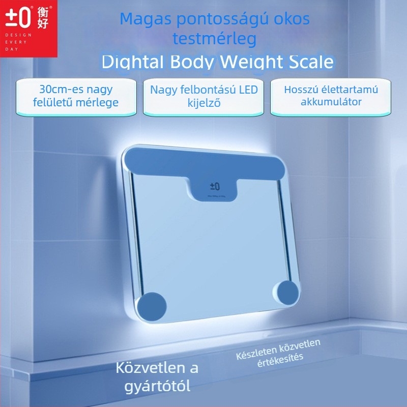 Súlymérleg, elektronikus mérleg, akkumulátoros működés, maximális terhelés 180, Yongheng good products