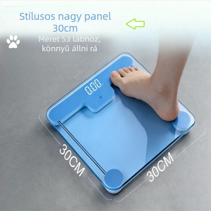 Súlymérleg, elektronikus mérleg, akkumulátoros működés, maximális terhelés 180, Yongheng good products