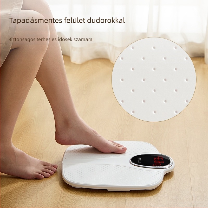 Fragrant Mountain Hordozható elektronikus testsúlymérleg babát tartó móddal, 180 kg kapacitás, akkumulátoros működés