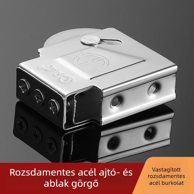 90-es típusú alumíniumötvözetes ajtó- és ablakcsiga, rozsdamentes acél kerékkel és rézmaggal