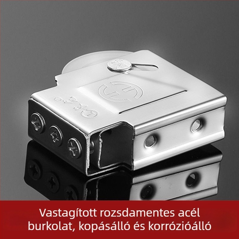 90-es típusú alumíniumötvözetes ajtó- és ablakcsiga, rozsdamentes acél kerékkel és rézmaggal